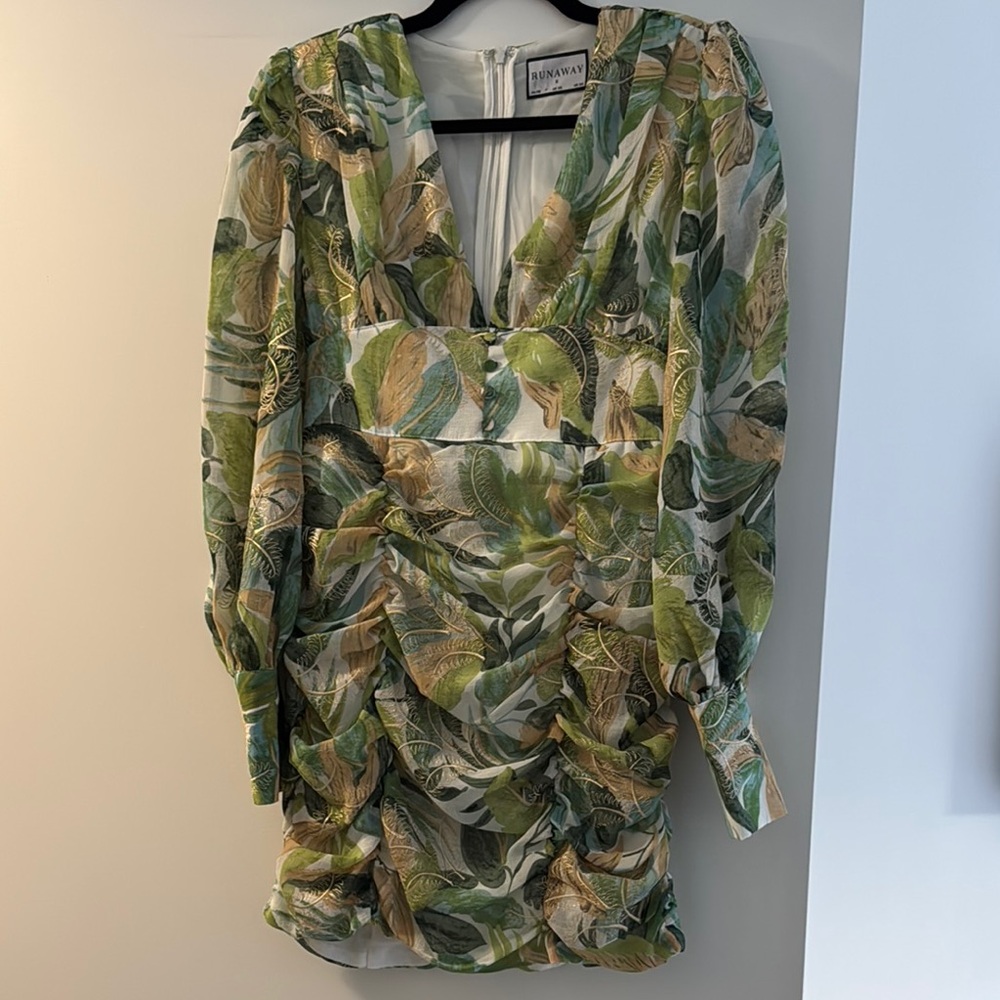 Never Worn Cocktail Dress with Puff Sleeves